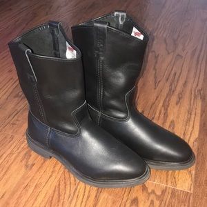 Men’s Black Redwing Boots
